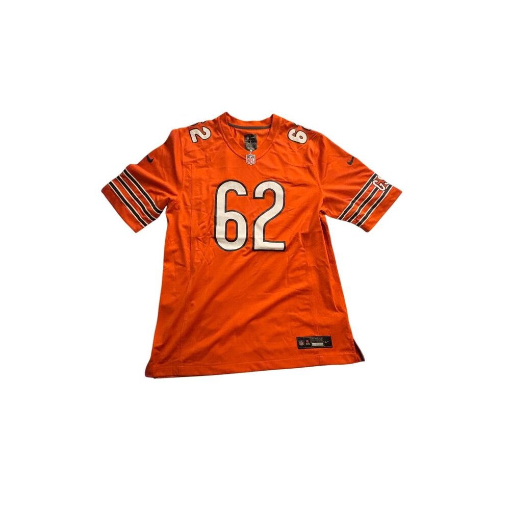 Nike NFL Bears Thuney #62 Orange Football Jersey Large Adult